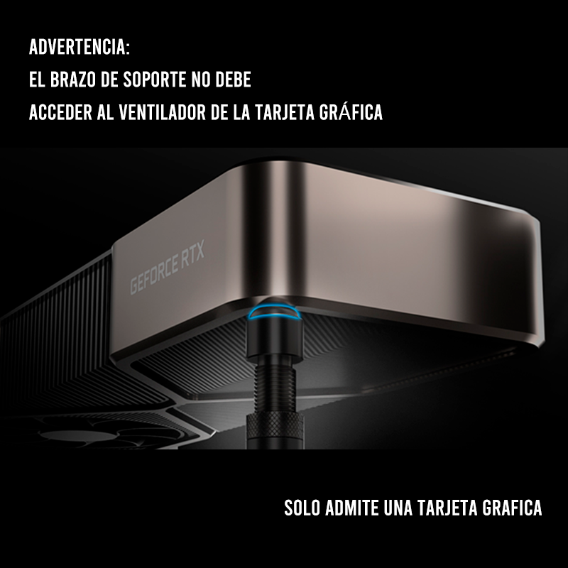 Soporte de GPU Antec AT-IGPUH-BK