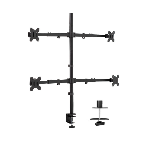 Soporte Exelink para 4 monitores con brazo fijo