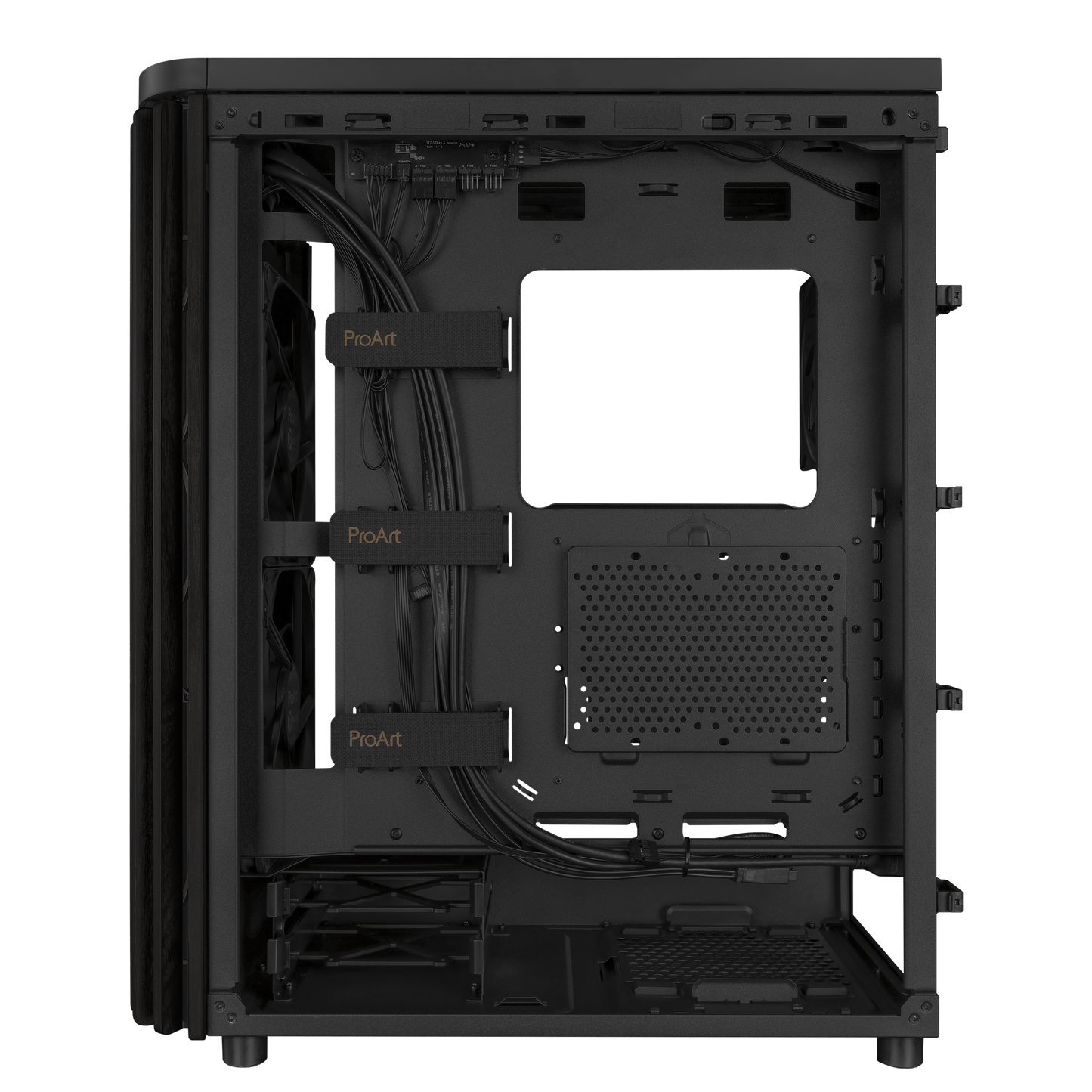 Gabinete Gamer Asus ProArt PA401 Wood Edition