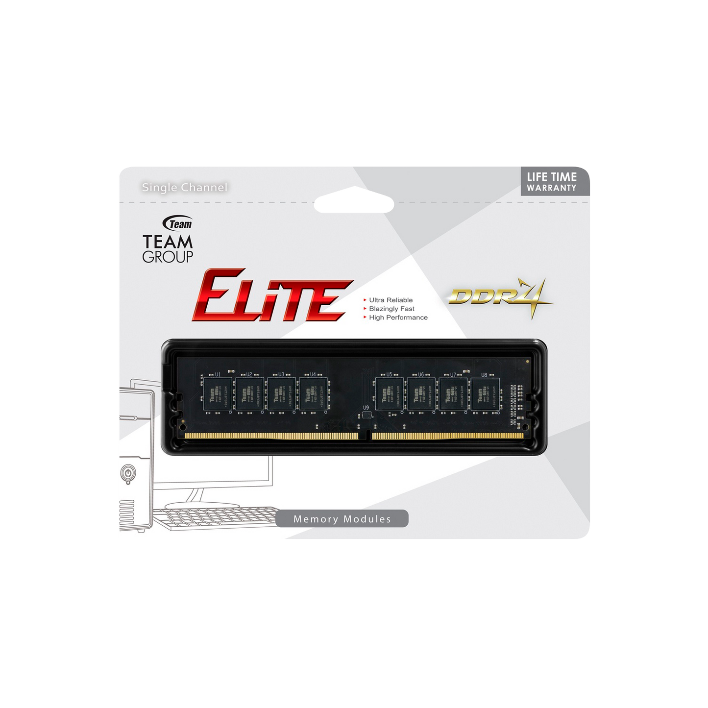 Memoria RAM Team Elite 4GB DDR4 2666 DIMM