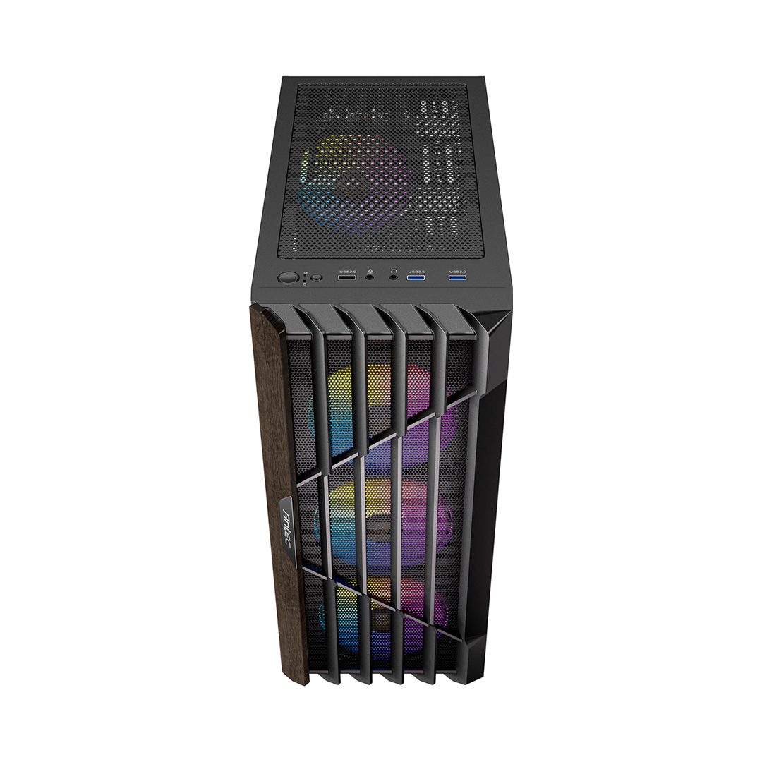 Gabinete Gamer Antec AX63 Wood ARGB