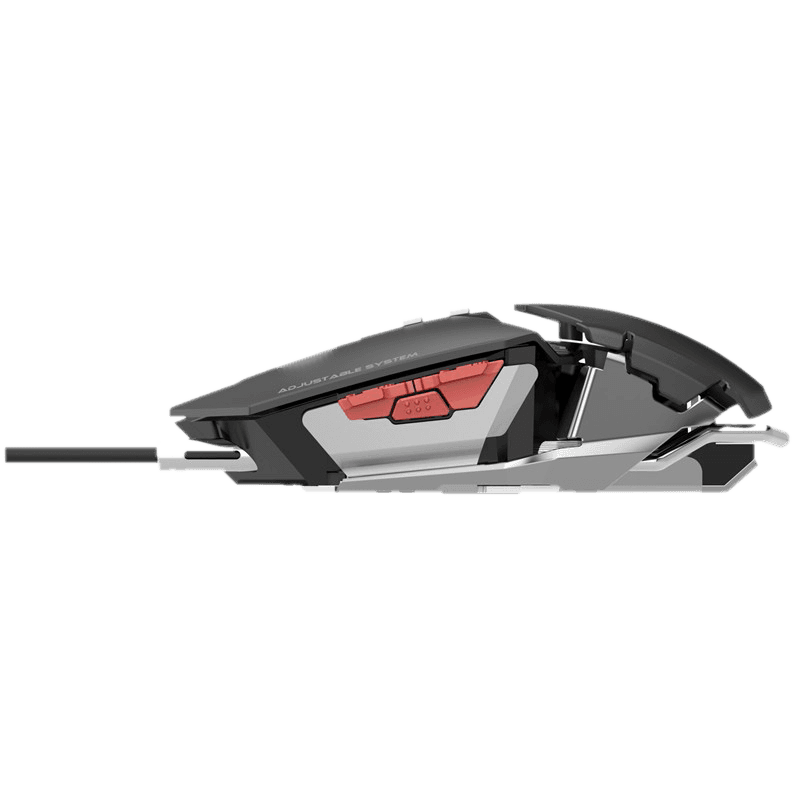 Mouse Gamer GameMax GX-9 (USB, 4000dpi, 10 botones, Negro)