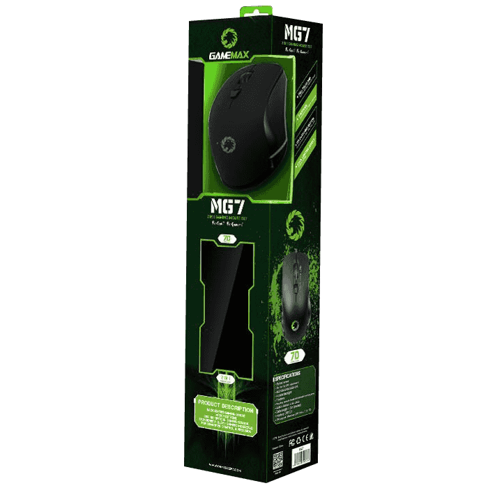 Kit Mousepad + Mouse Gamer GameMax GM7