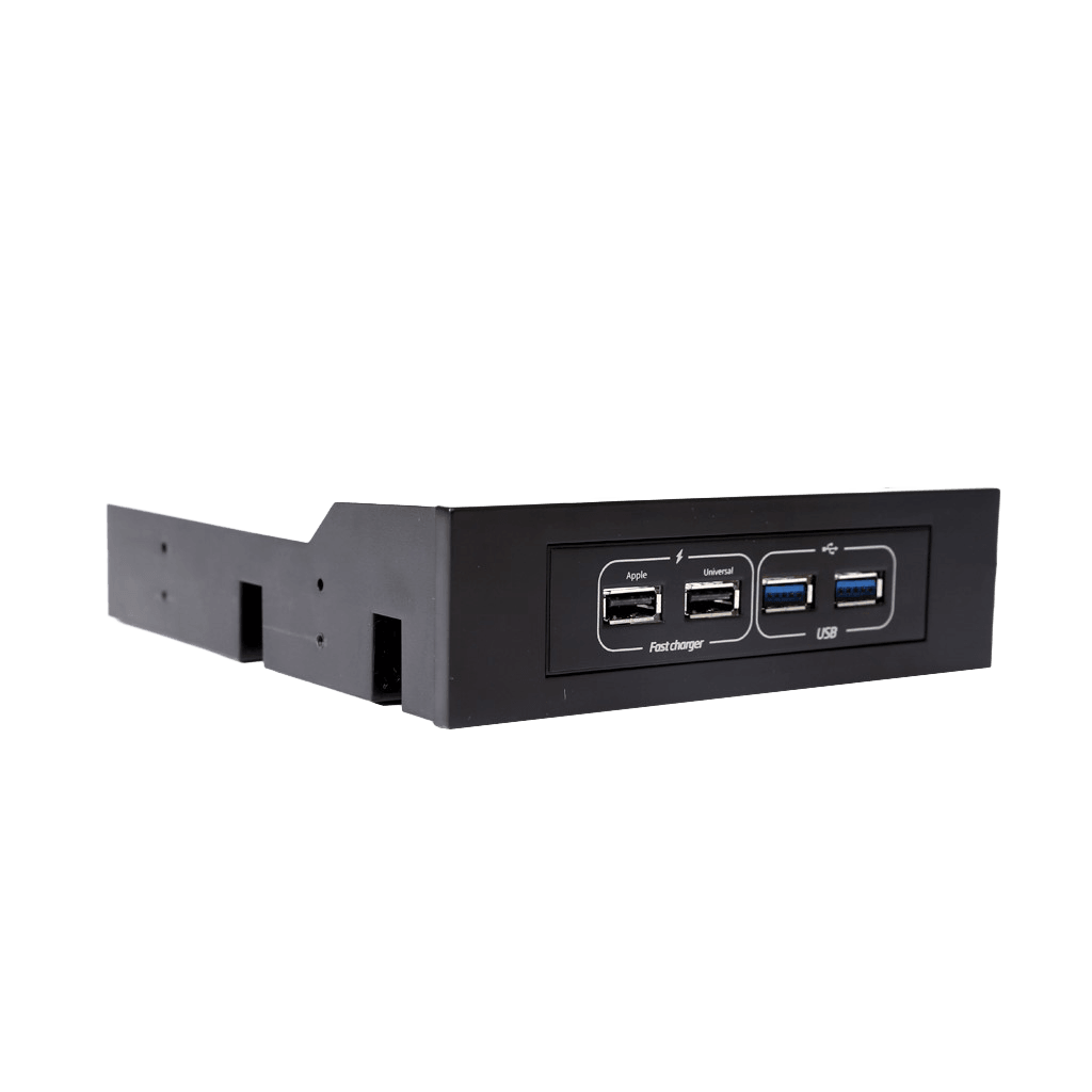 Adaptador de Discos GameMax de HDD 2.5“/SSD a HDD 3.5“ (Panel frontal USB x4)