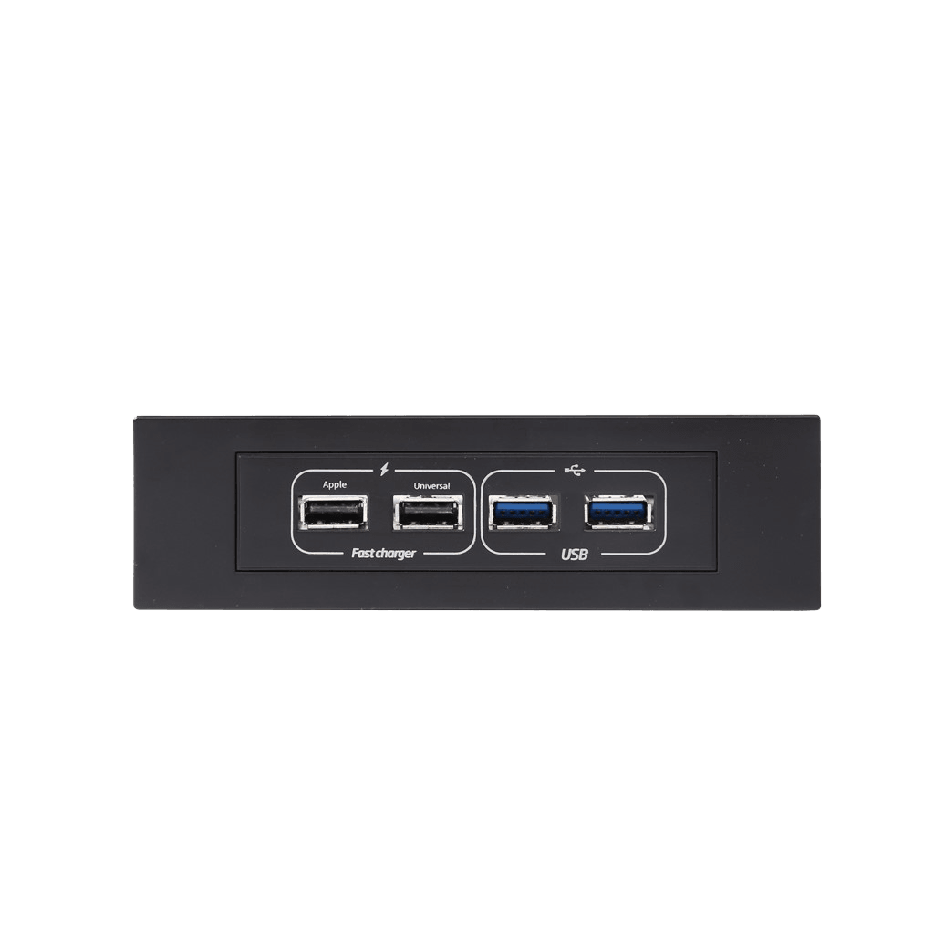 Adaptador de Discos GameMax de HDD 2.5“/SSD a HDD 3.5“ (Panel frontal USB x4)