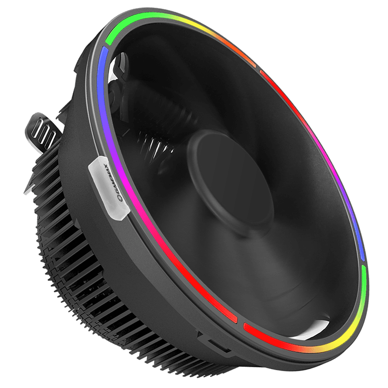 Disipador de aire CPU Gamemax Gamma 200 RGB (120mm, 1800rpm, Intel-AMD)