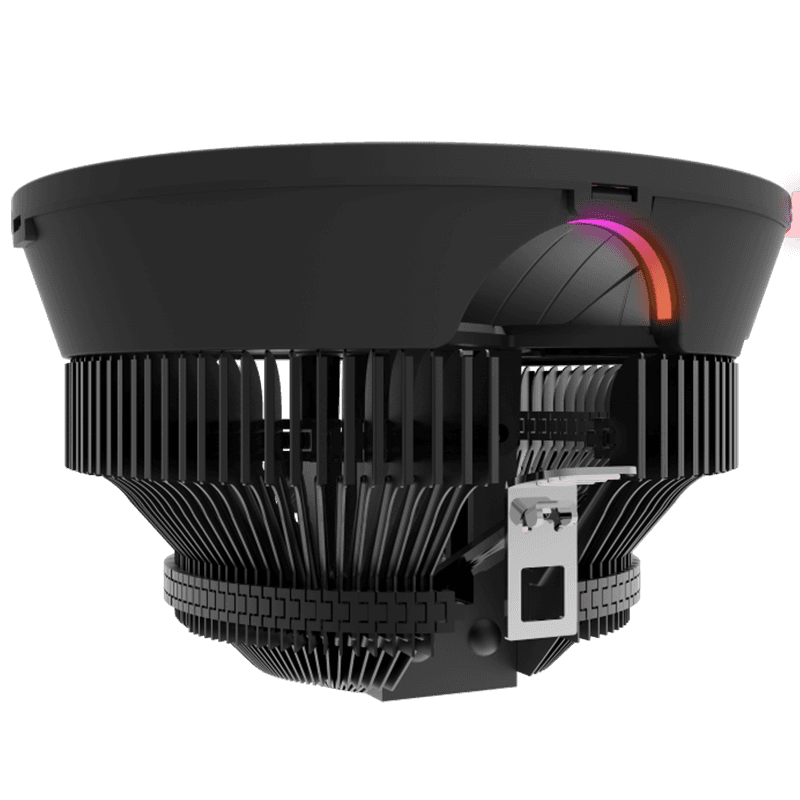 Disipador de aire CPU Gamemax Gamma 200 RGB (120mm, 1800rpm, Intel-AMD)