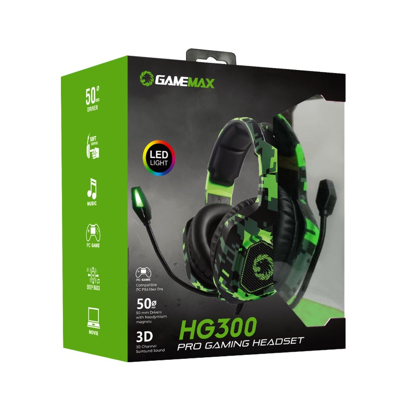 Audifonos Gamer Gamemax Hg300 (Pc /ps4/ps5/xbox)