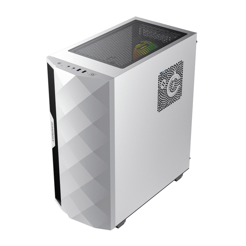 Gabinete Gamer Gamemax Diamond COC White