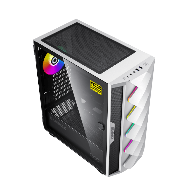 Gabinete Gamer Gamemax Diamond COC White