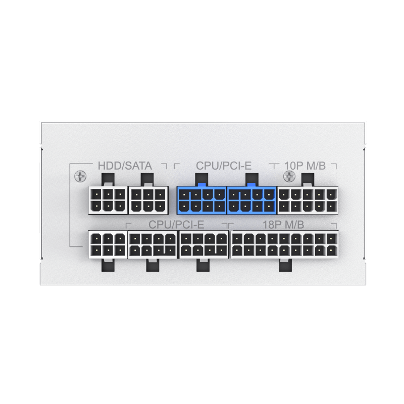 Fuente de Poder GameMax GS-700 White SFX 80 Plus