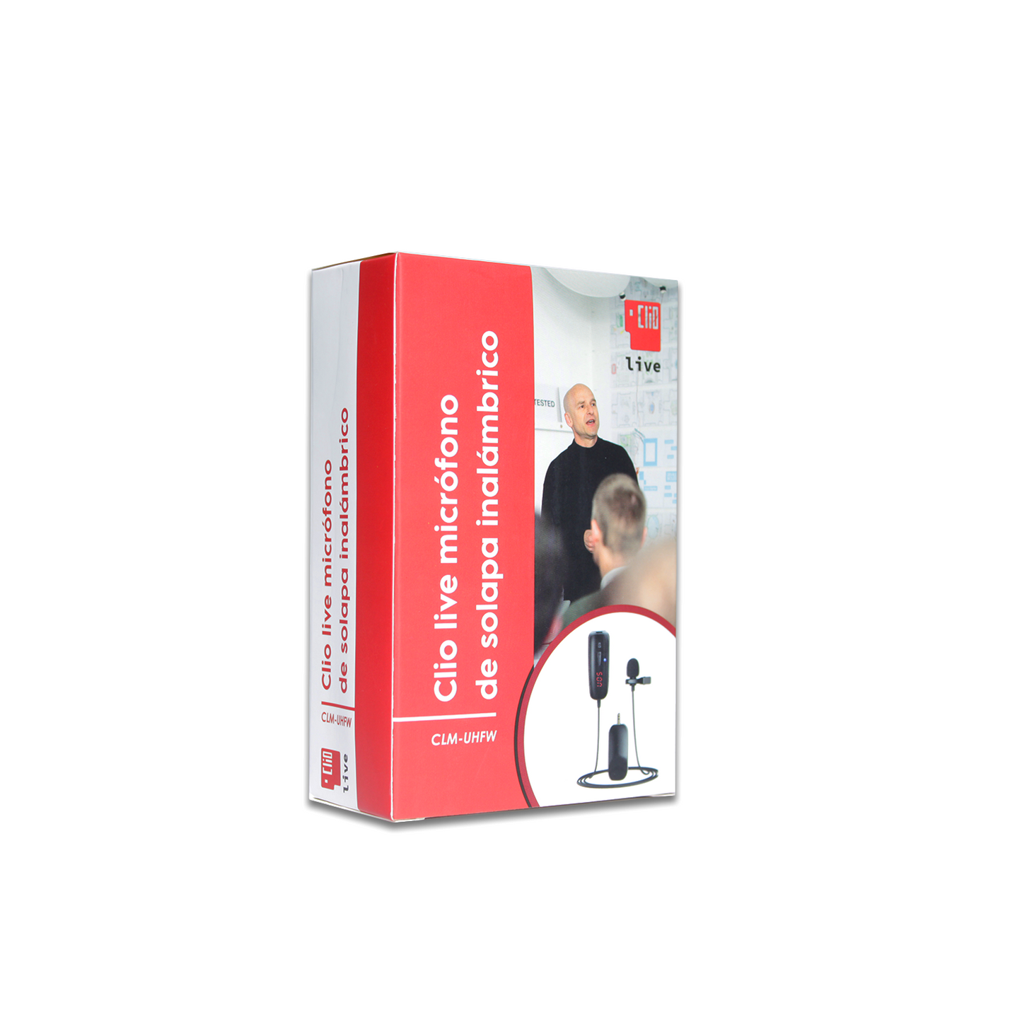 Micrófono Inalámbrico de Solapa Clio UHF