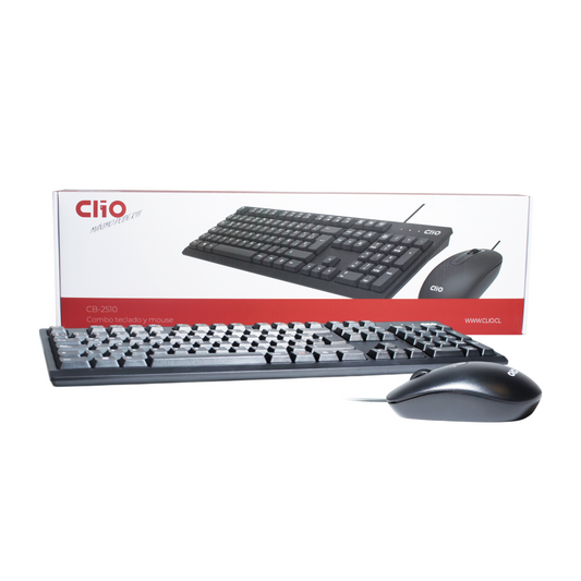 Combo Teclado + Mouse Oficina Clio CB-2510