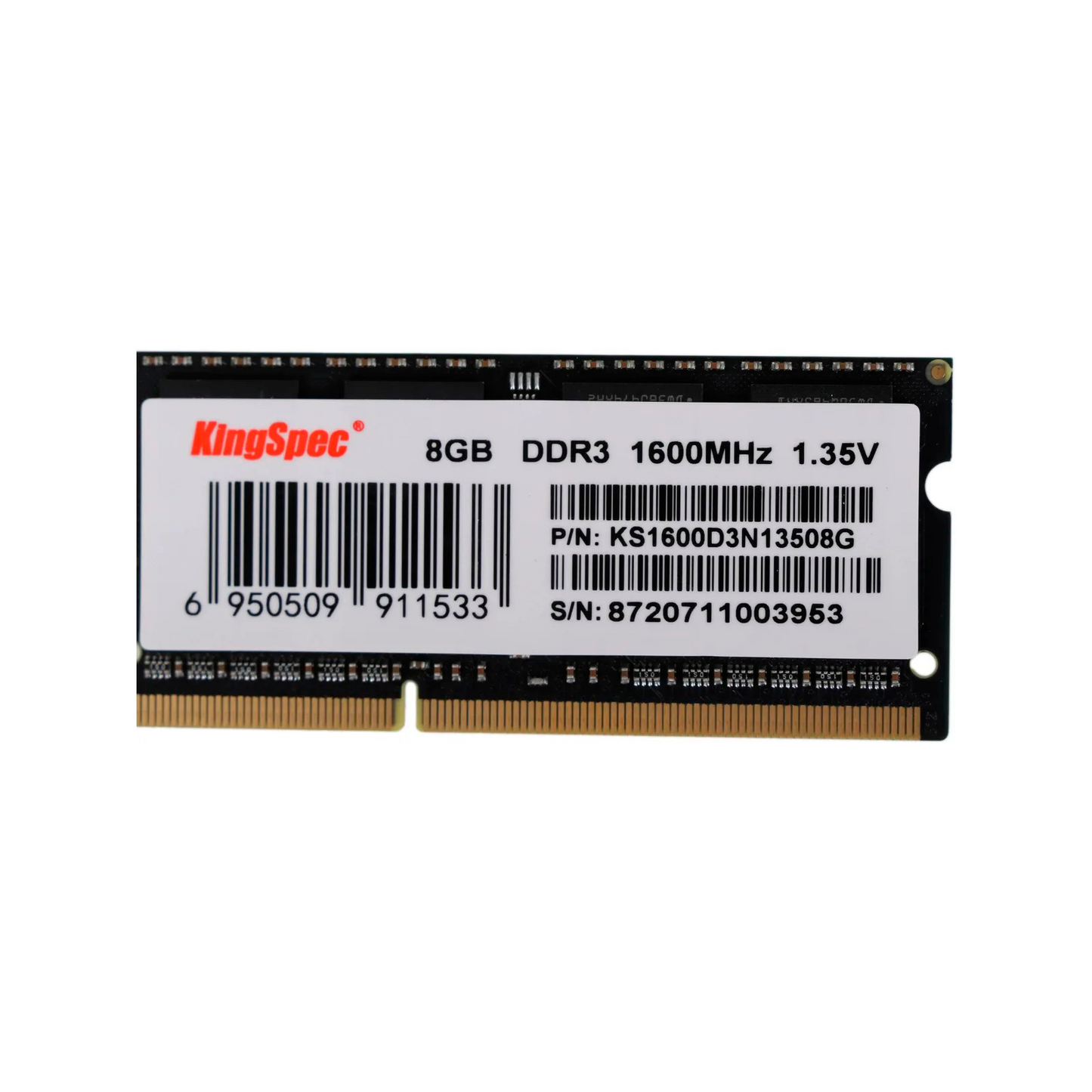 Memoria Ram Kingspec SODIMM DDR3 8GB 1600MHz