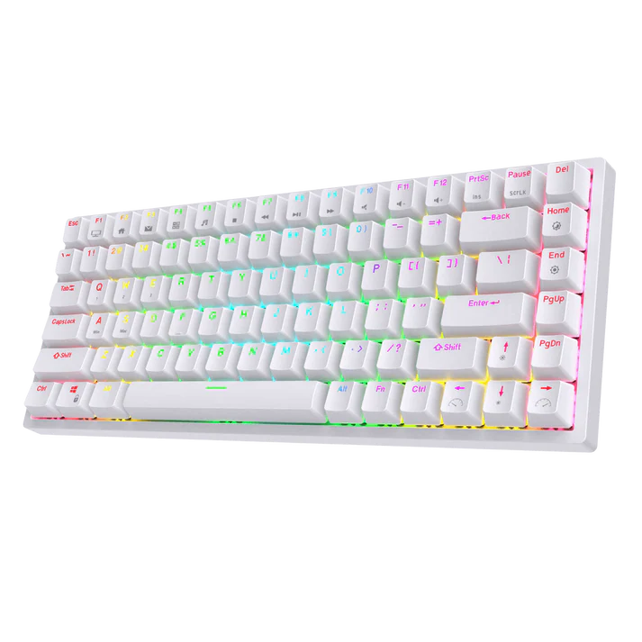 Teclado Mecánico Royal Kludge RK84 White