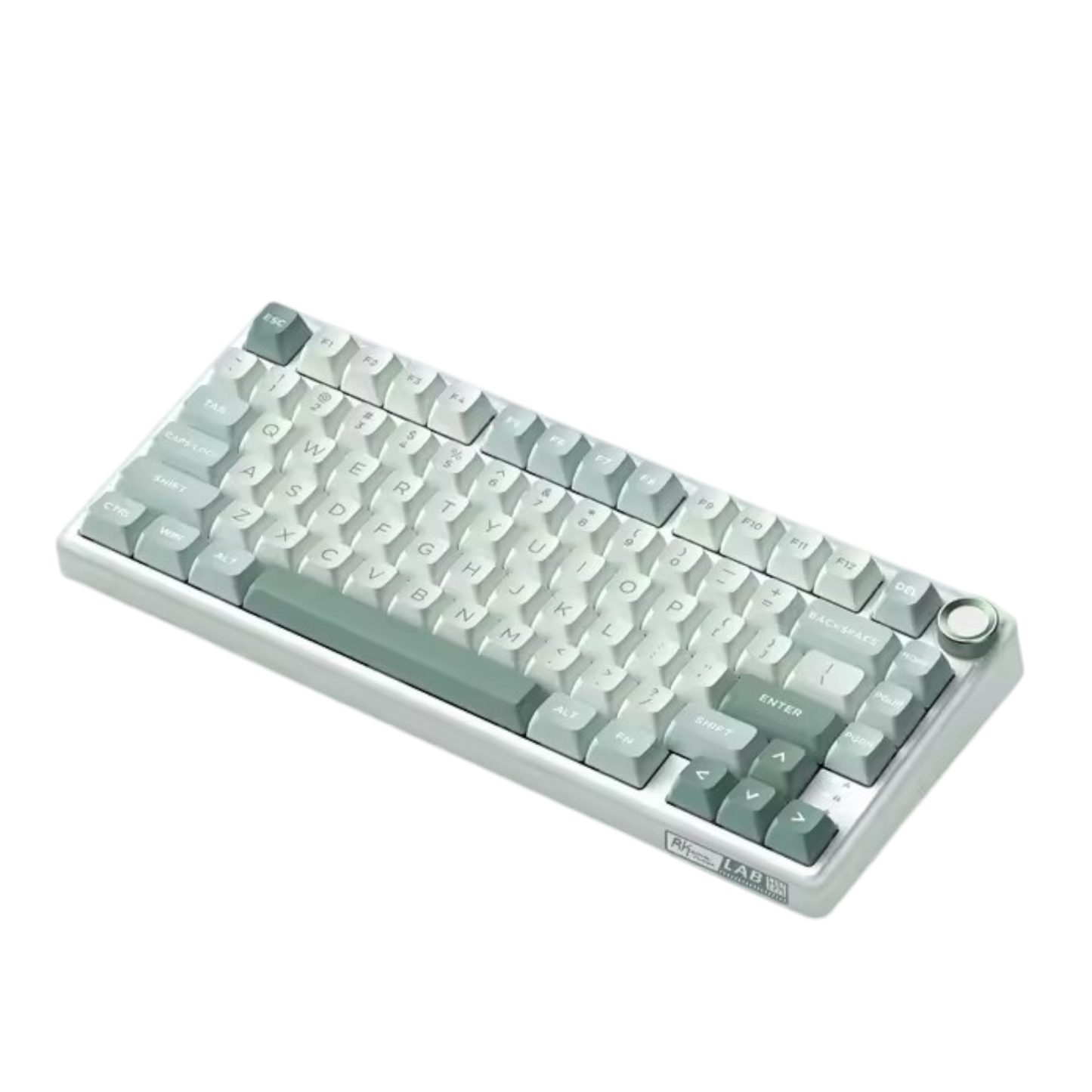Teclado Mecánico Royal Kludge RK R75 Sky Cyan