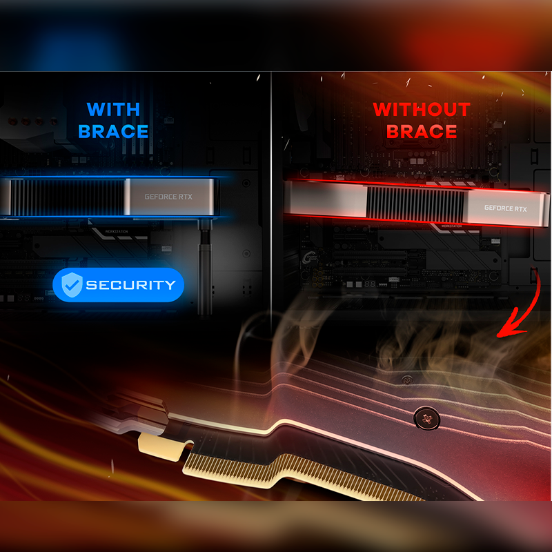 Soporte de GPU Antec AT-IGPUH-BK