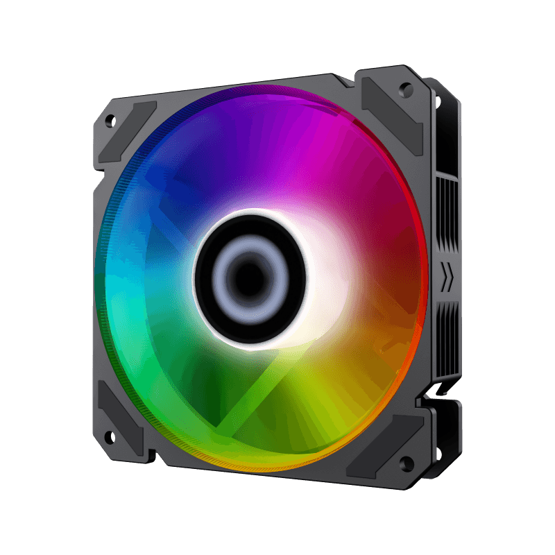Ventilador Gamemax 12CM FN-12RAINBOW-C9