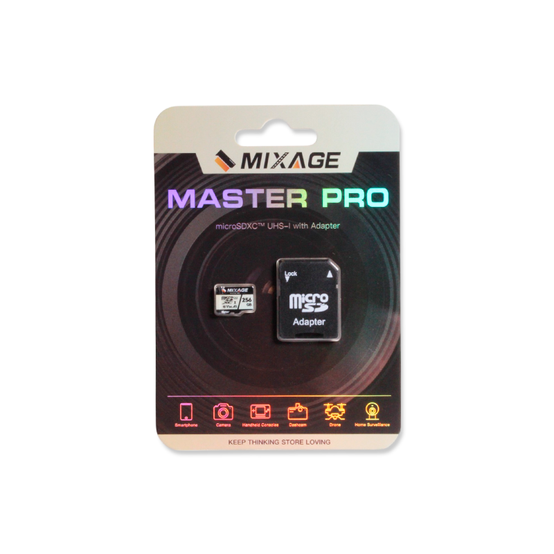 Tarjeta de Memoria microSDXC™ UHS-I KingSpec con Adaptador 256Gb