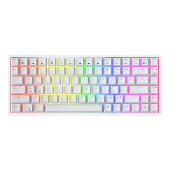 Teclado Mecánico Royal Kludge RK84 White