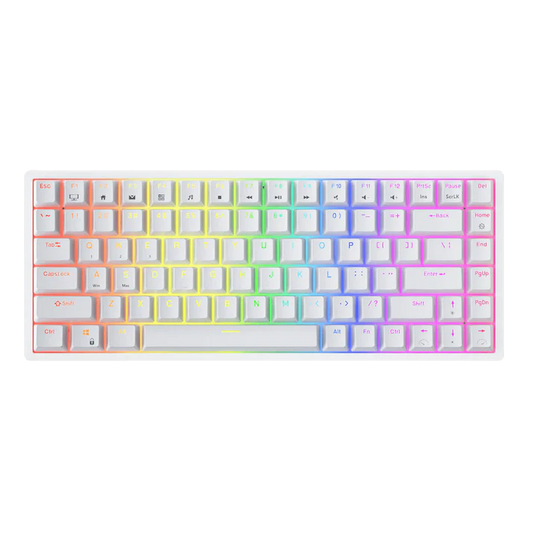 Teclado Mecánico Royal Kludge RK84 White