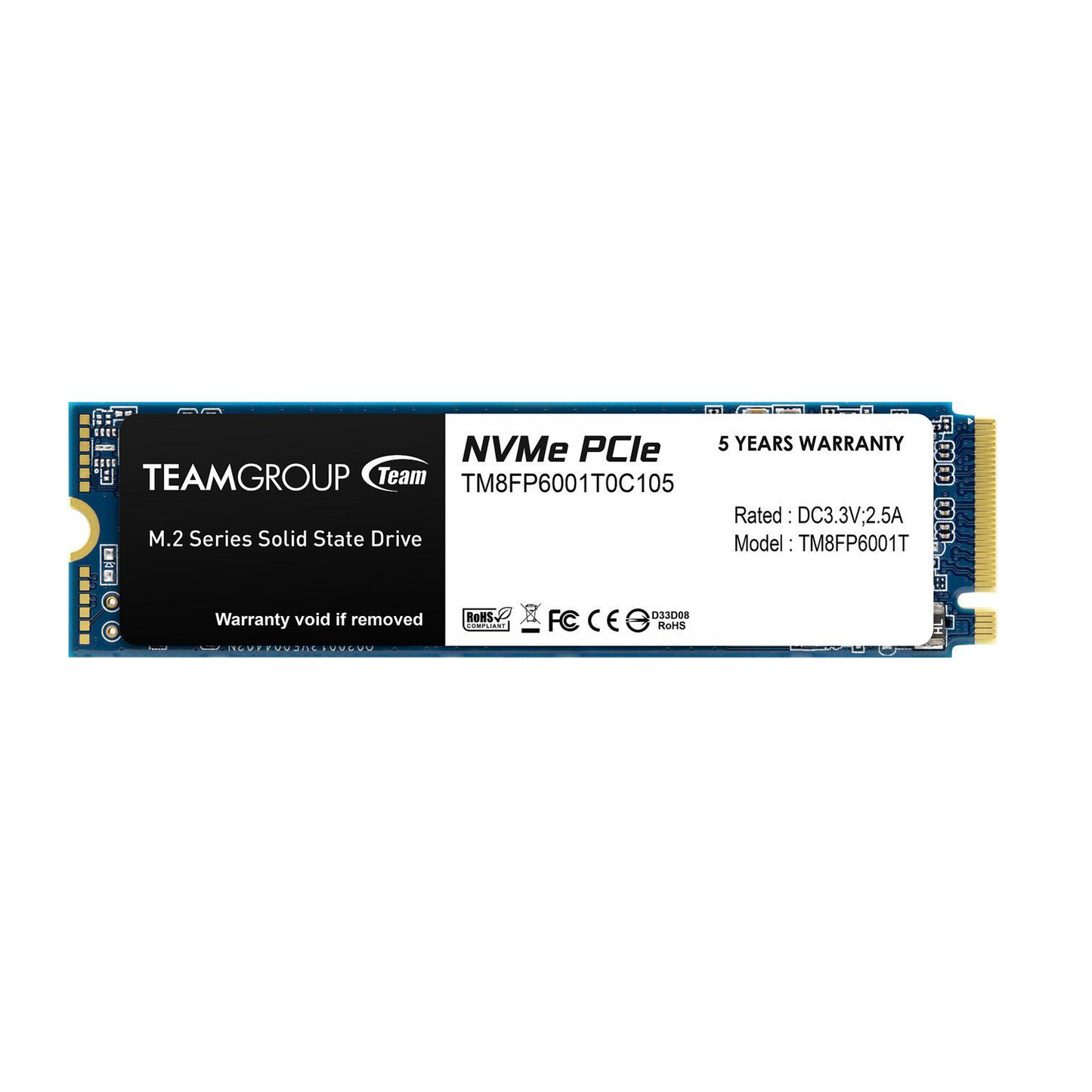 Unidad SSD Team Group MP33 M.2 PCIe NVMe 2TB
