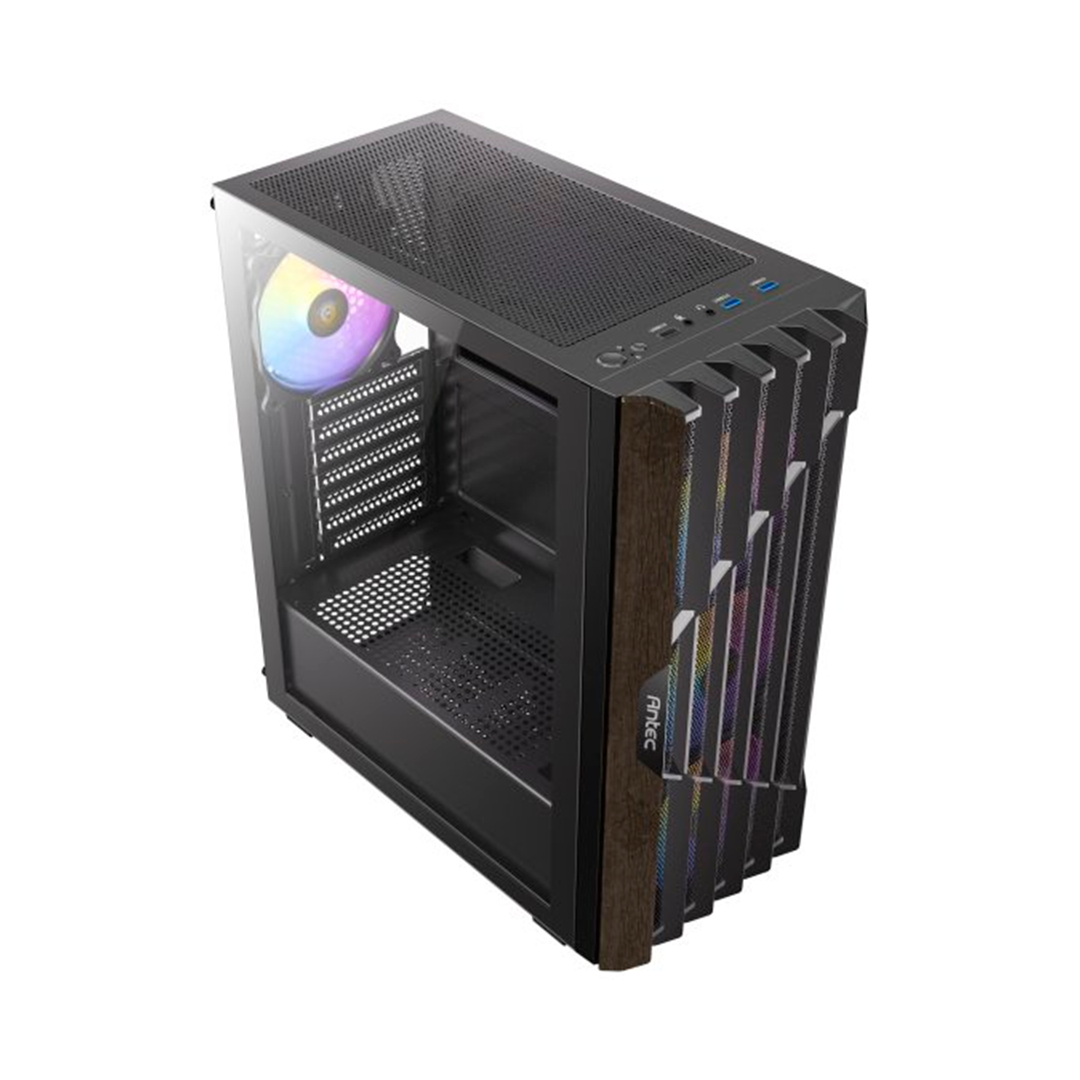 Gabinete Gamer Antec AX63 Wood ARGB