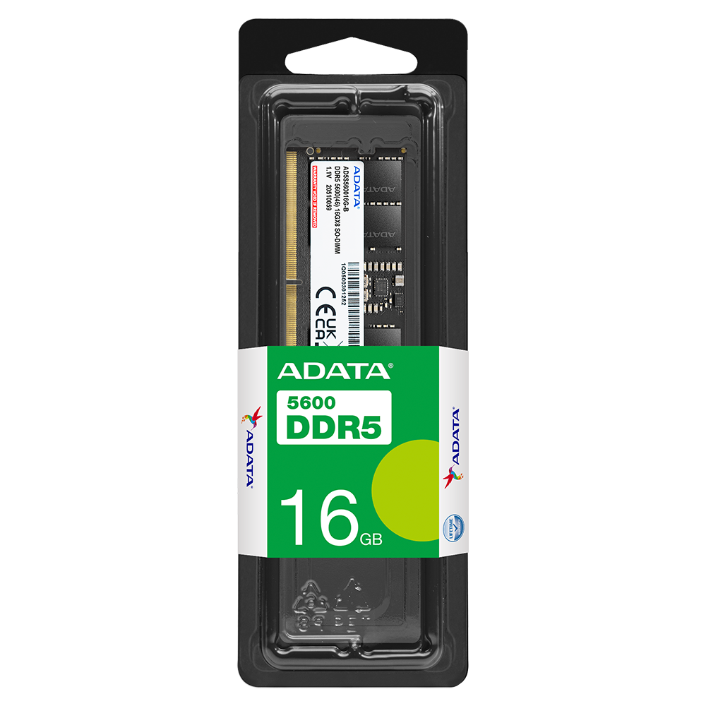 Memoria RAM SO-DIMM ADATA DDR5 AD5S560016G-S 16GB