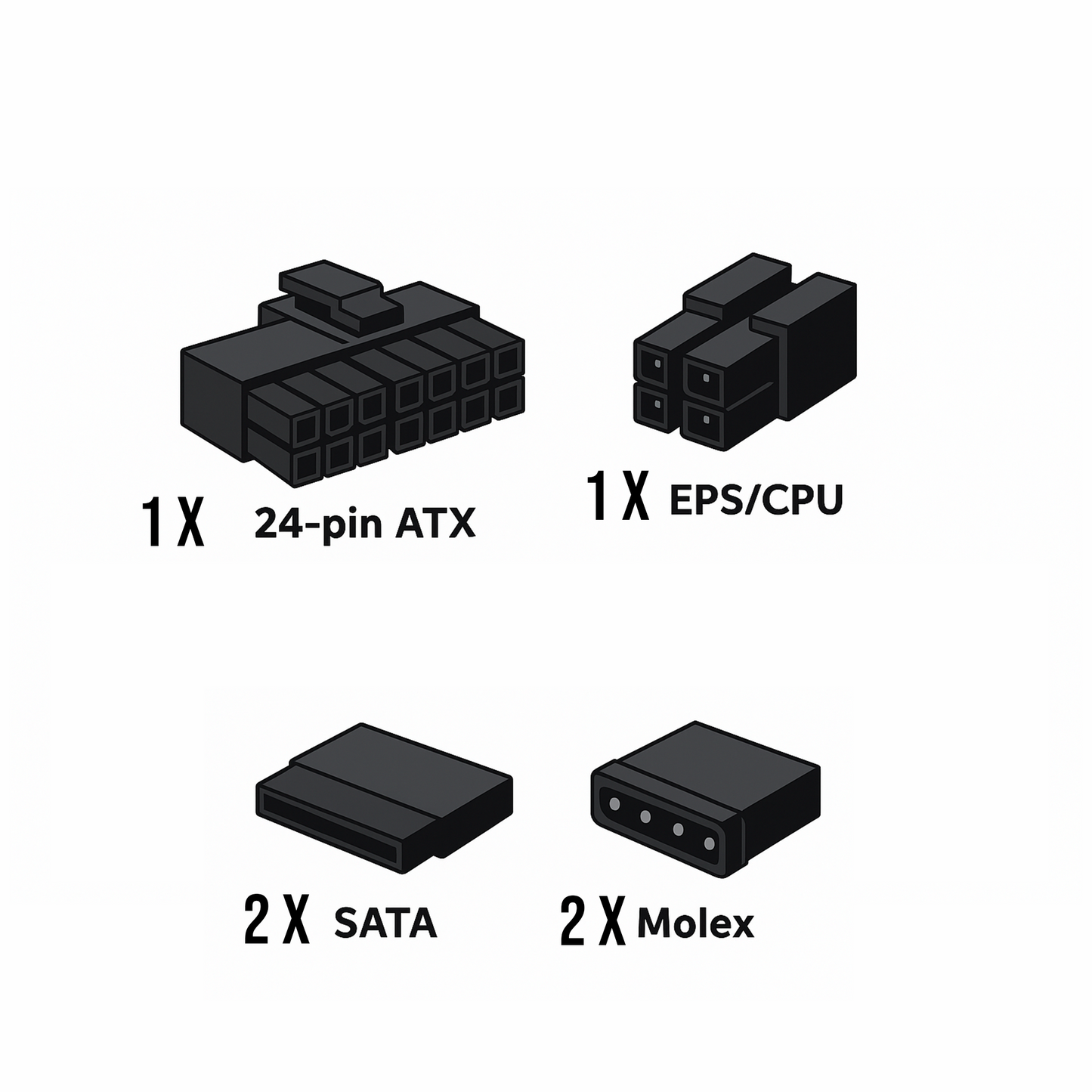 Fuente de Poder Clio de 500W Slim SFX S603