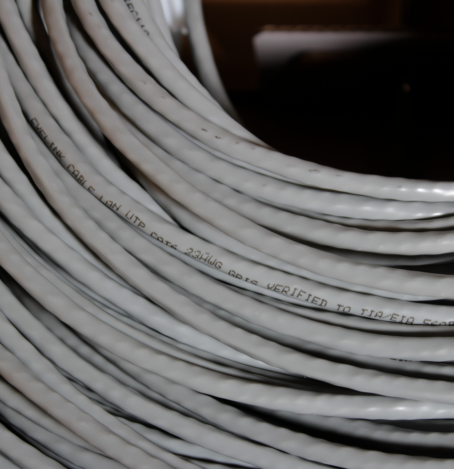 Cable LAN UTP Exelink Cat 6 23AWG Gris 305 Mts