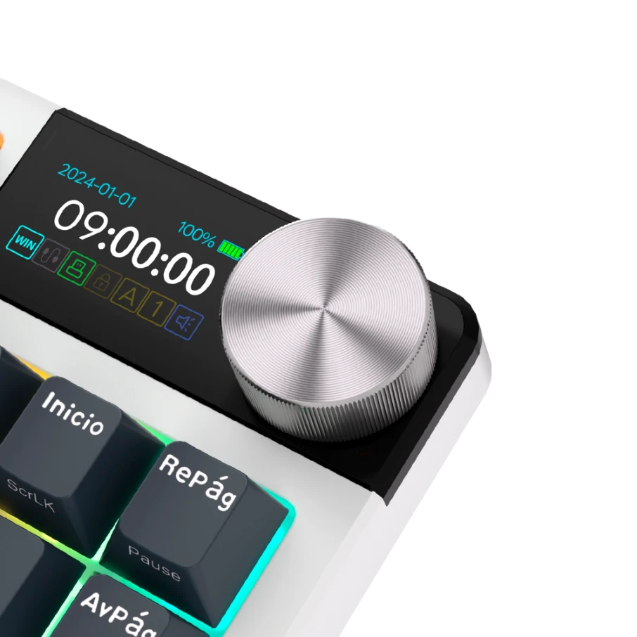 Teclado Mecánico Royal Kludge RK S85 White Night