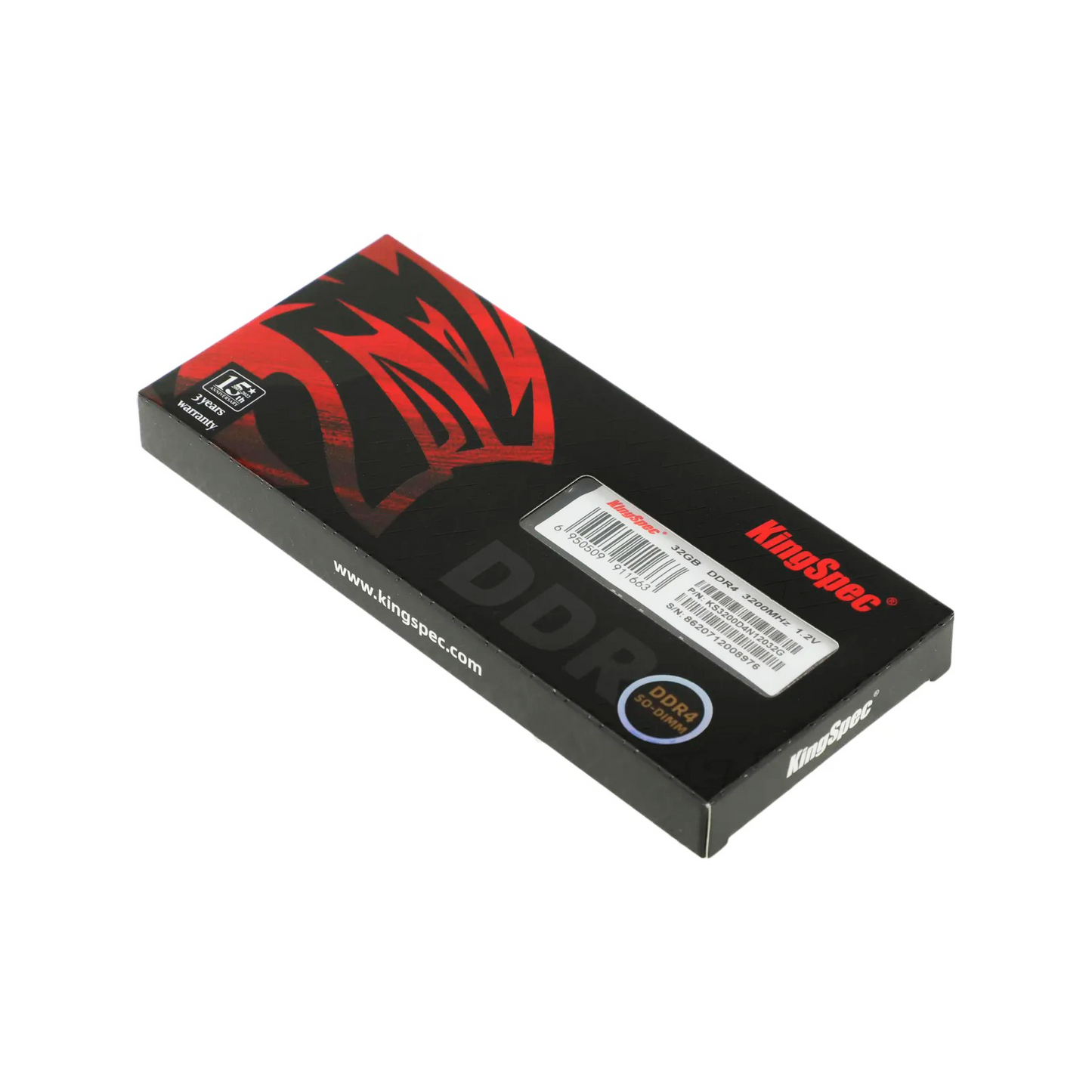 Memoria Ram Kingspec SODIMM DDR4 32GB 3200MHz