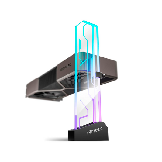 Soporte para GPU RGB Antec AT-GPUH-ARGB-TG-BK
