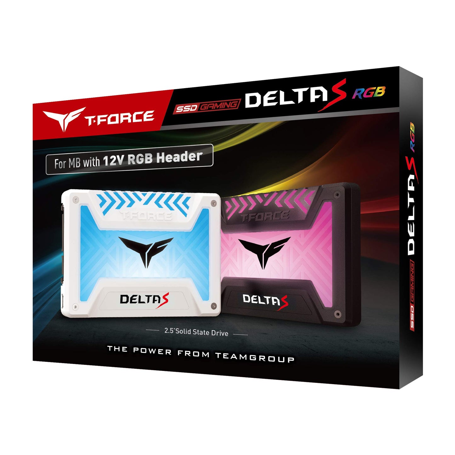 SSD Team T-Force Delta S RGB 500GB SATA III 2.5" Blanco