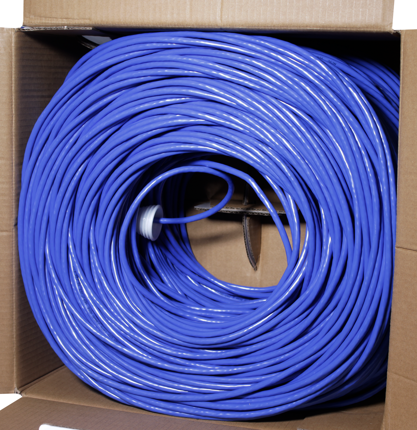 Cable LAN UTP Exelink Cat 6 23AWG Azul 305 Mts