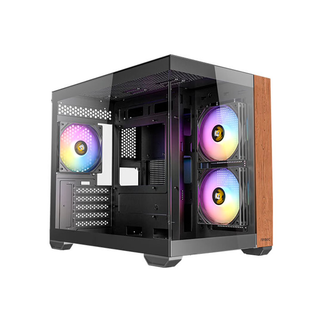 Gabinete Gamer Antec CX600M Wood ARGB