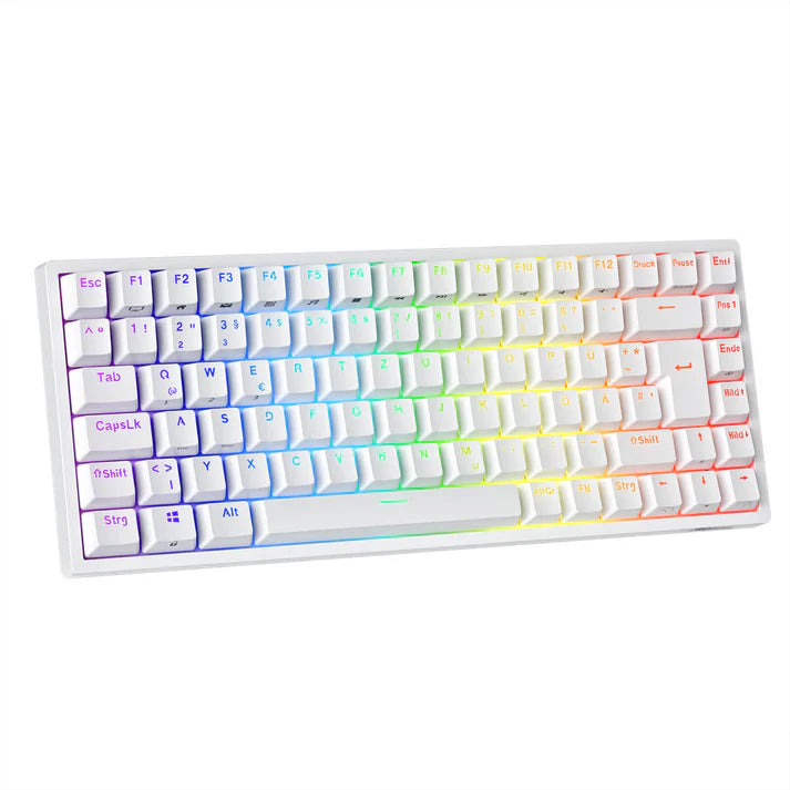 Teclado Mecánico Royal Kludge RK84 White