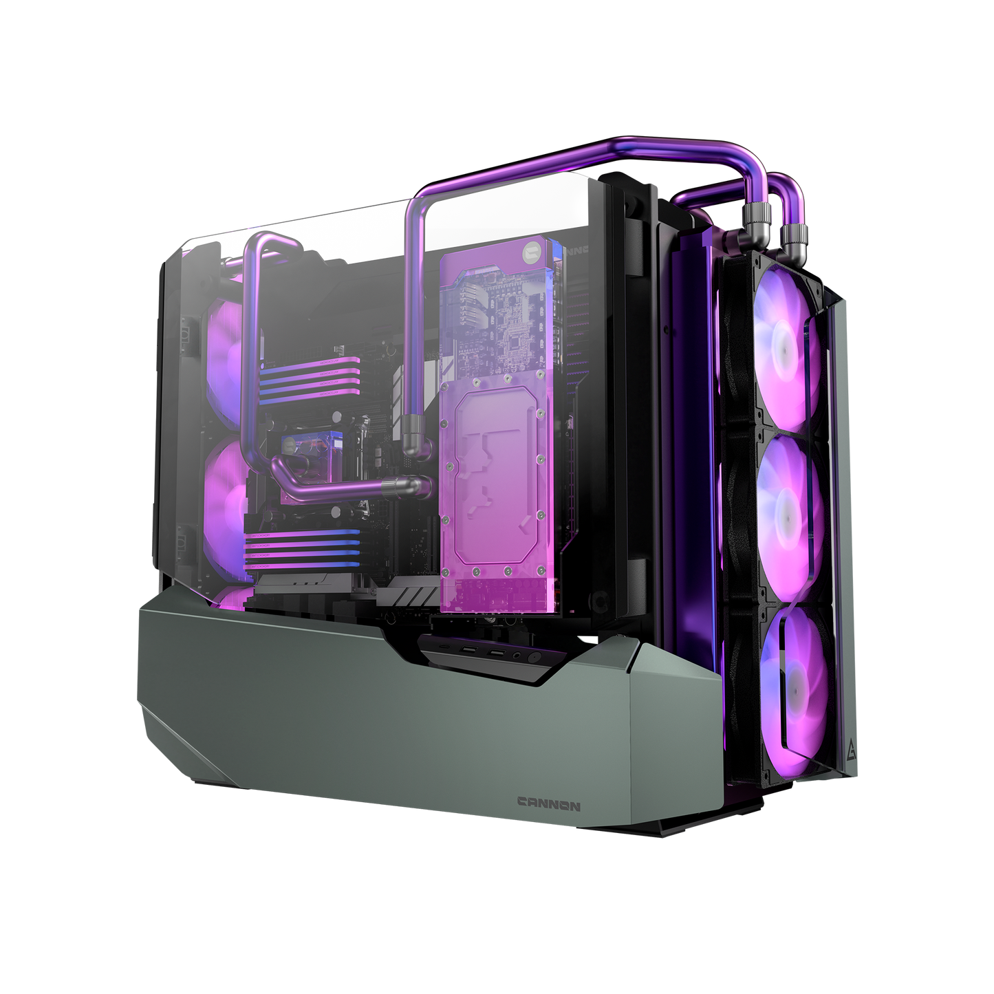 Gabinete Gamer Antec Cannon Vidrio Templado