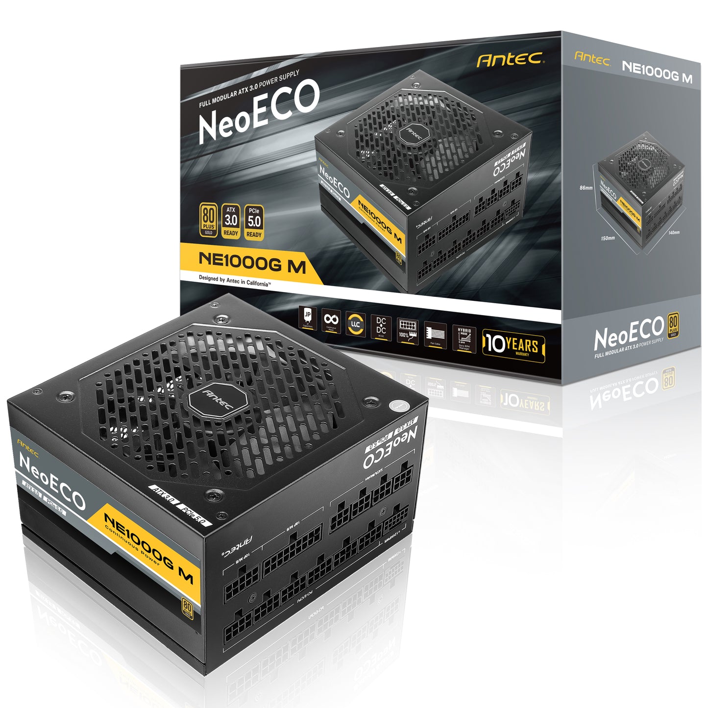 Fuente de Poder Antec NE1000G M ATX 3.1
