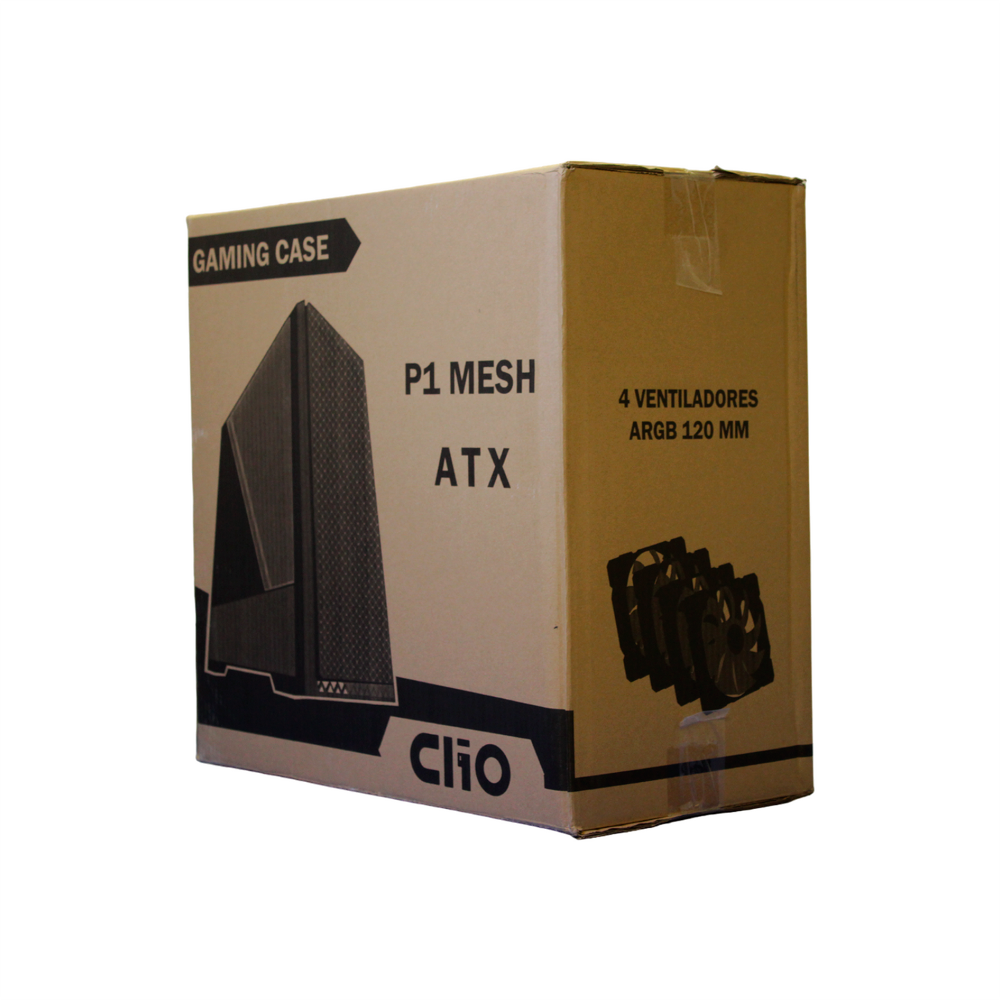 Gabinete CLIO P1 Mesh Mid Tower Negro