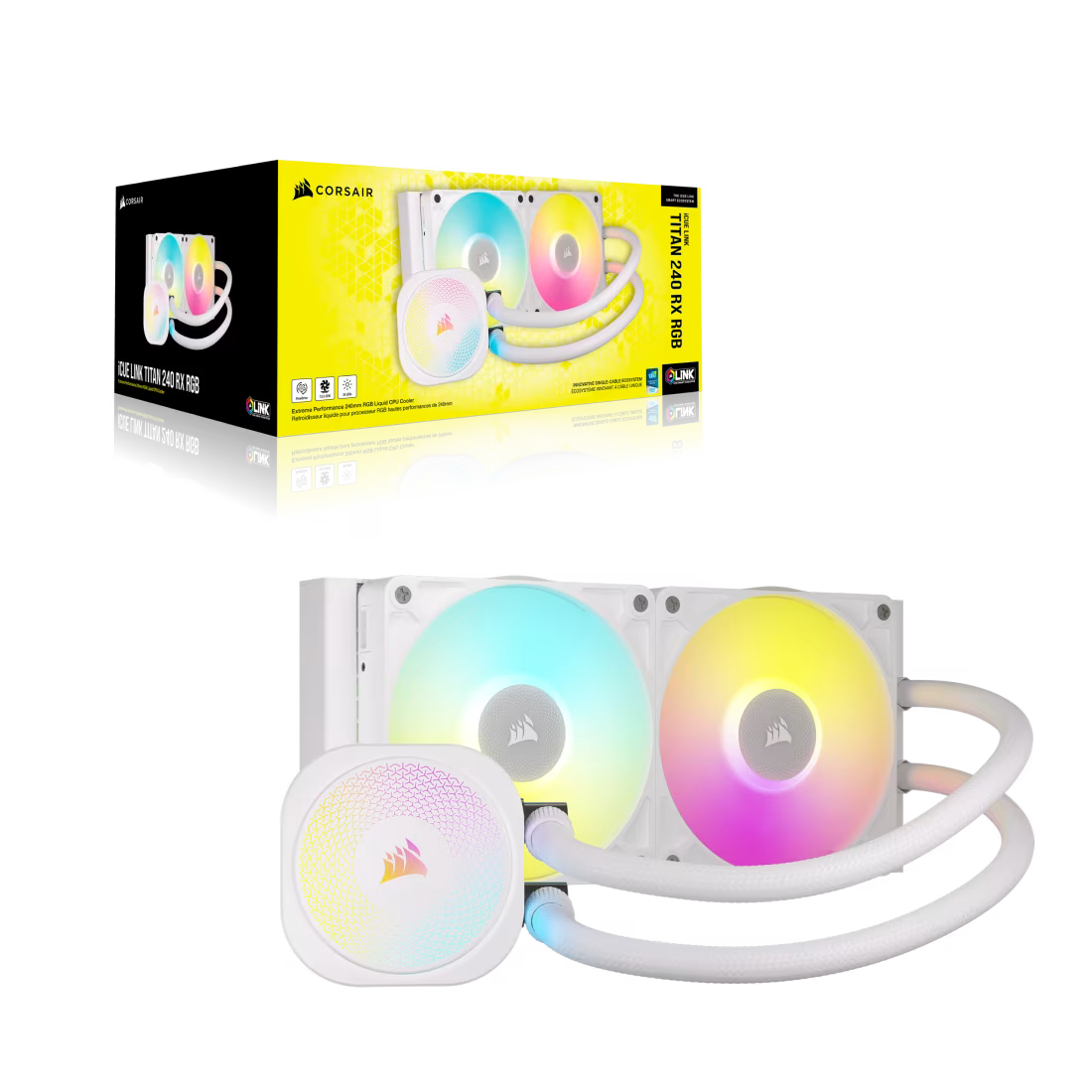 Watercooling Corsair iCUE LINK TITAN 240 RX RGB