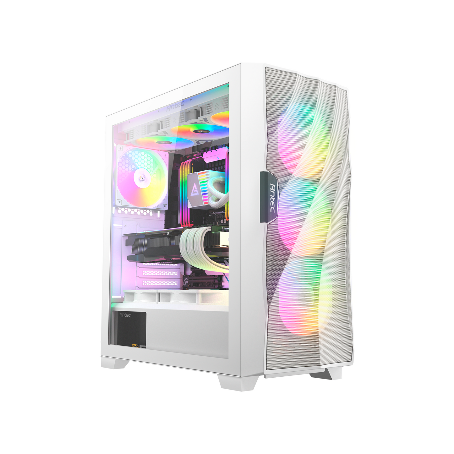 Gabinete Gamer Antec DF700 Flux White