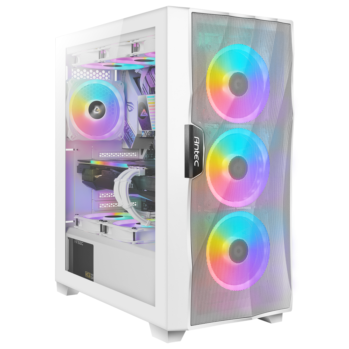 Gabinete Gamer Antec DF700 Flux White