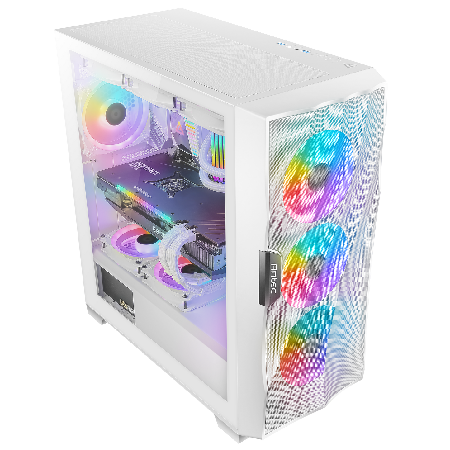 Gabinete Gamer Antec DF700 Flux White