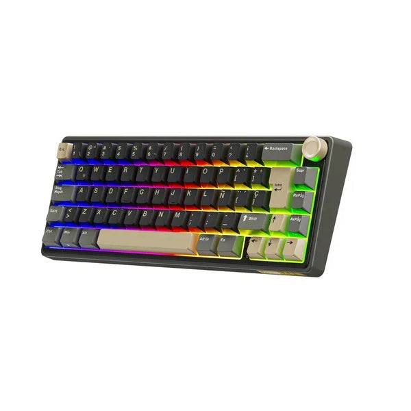 Teclado Mecánico Royal Kludge Rk R65 Phantom Switch Brown