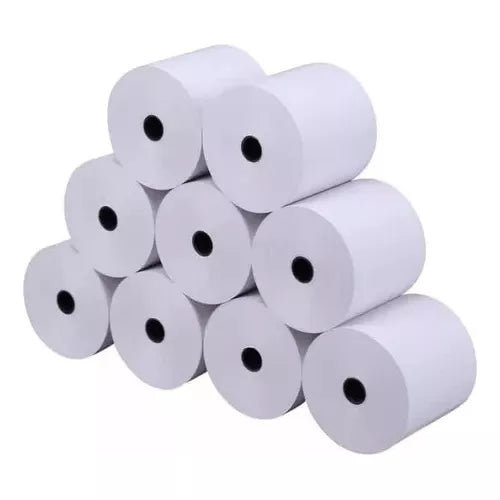 Pack 50 Unidades Papel Térmico 80mm X 80m 48g