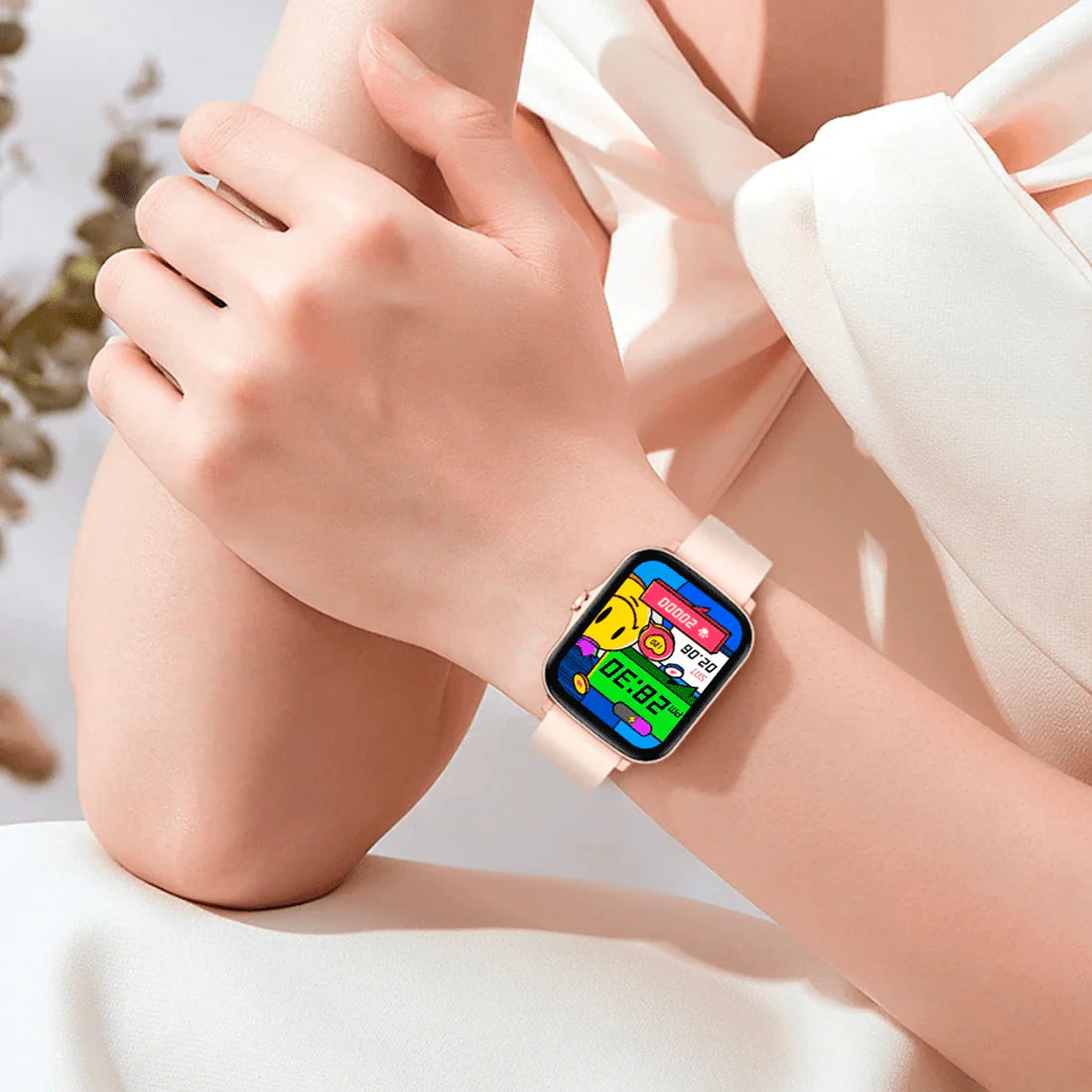 Smartwatch Colmi P8 Plus GT Pink and Gold