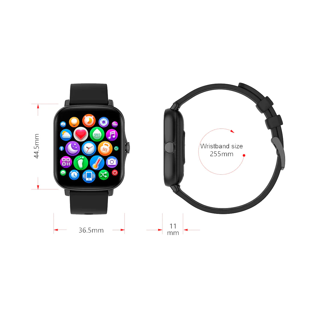 Smartwatch Colmi P8 Plus GT Pink and Gold