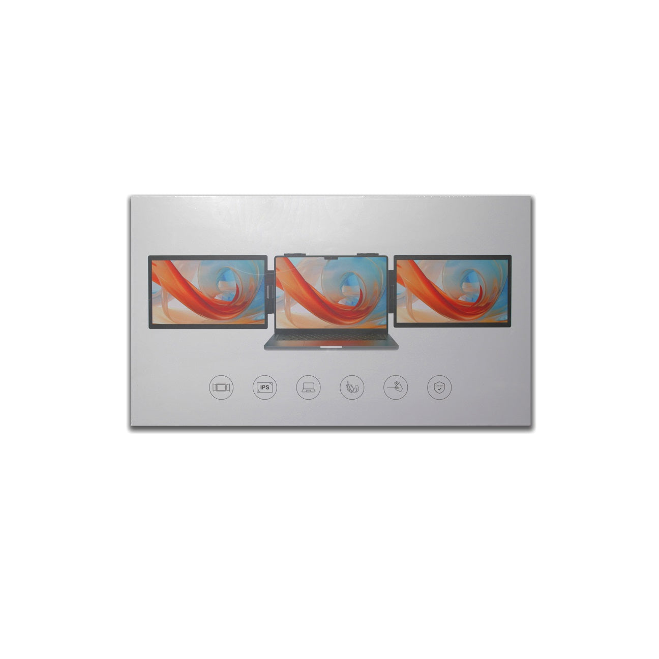 Monitor Portátil Clio Doble Pantalla De 14 a 17 Pulgadas