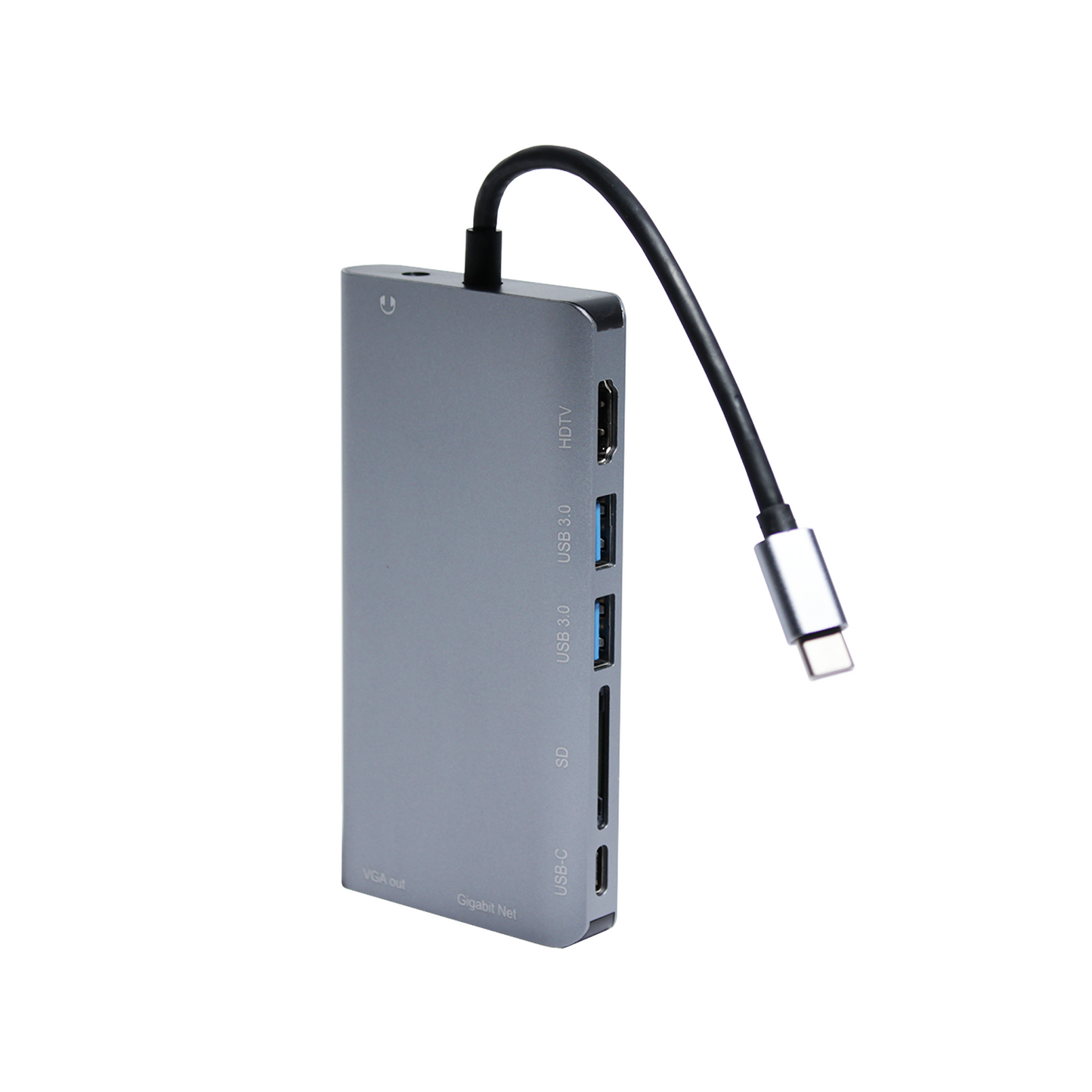 Docking USB-C 8 en 1 SD/4K/JACK/USB 3,0/ VGA/LAN